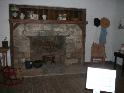 Interior of two-room cabin-1