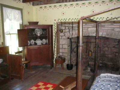 Interior of two-room cabin-4